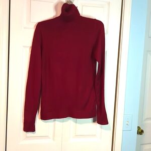 Ann Taylor red turtleneck size xs